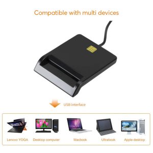 Detaljni pregled čitača smart kartica sa USB kablom i priključkom