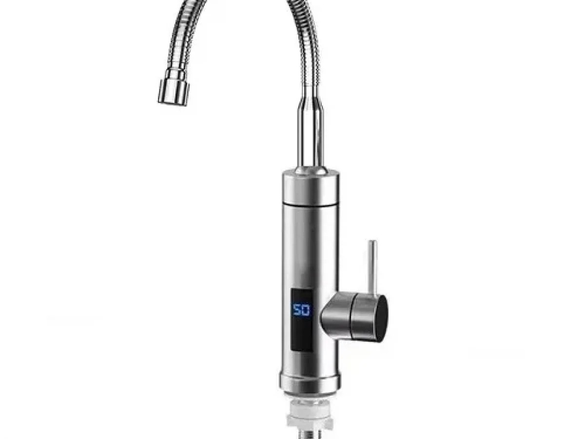Displej temperature — Delimano INOX Slavina Displej za prikaz temperature na Delimano INOX slavini sa grejačem — prikaz stepeni Celzijusa