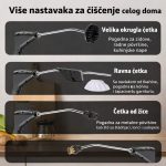 8 nastavaka i četki za paročistač — za fuge, staklo, tepihe i pločice