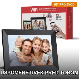 digitalni ram za slike sa WiFi — prednja strana