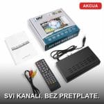 Digitalni TV prijemnik DVB-T2 Set Top Box sa daljinskim upravljačem