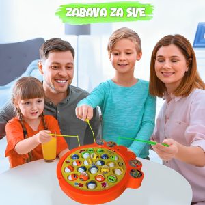 Detalj mehanizma — ribice koje se pomeraju nagore u igri Pecanje XL