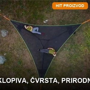 drvena ležaljka za kampovanje — prednja strana