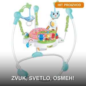 Dubak za bebe Baby Jumper sa zvučnim i svetlosnim efektima — prednji prikaz