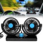 Kompletan sadržaj paketa duplog ventilatora sa kablovima i instalaciјom
