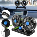 Detalj dvostruke glave ventilatora HX-T303 — podesiv ugao i fleksibilne ruke