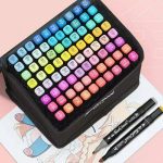 dvostrani flomasteri set 120 boja — detalji