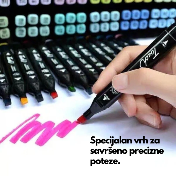 dvostrani flomasteri set dvostrani flomasteri set — prednja strana
