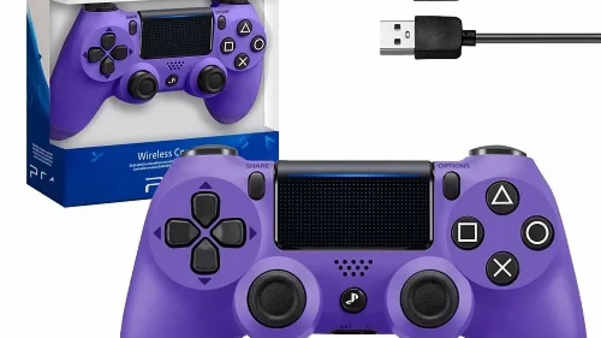 bežični džojstik za PS4 bežični džojstik za PS4 — u upotrebi