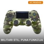 džojstik za PS4 maskirni — prednja strana