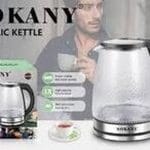 Pogled na bočnu stranu Sokany ketlera sa rukovanjem i poklopcem