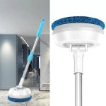 električni teleskopski mop — u upotrebi