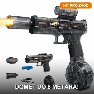 Elektri?ni vodeni pi?tolj Storm sa LED efektima i dometom do 8 metara