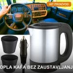 Električno kuvalo za vodu 24V — za kamion i kamper, nerđajući čelik 0.5L