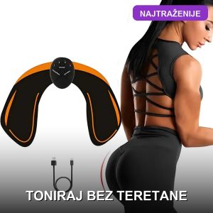 EMS stimulator za zadnjicu – elektro-mišićna stimulacija za toniranje i oblikovanje
