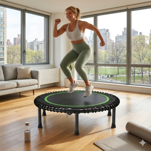 fitness trampolina za odrasle — prednja strana