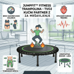 fitness trampolina za odrasle — u upotrebi