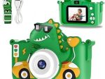 fotoaparat za decu dinosaurus — u upotrebi