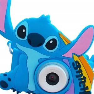 Prednja i selfie kamera na fotoaparatu za decu Stitch — snimanje iz oba ugla