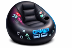 gaming fotelja na naduvavanje — u upotrebi