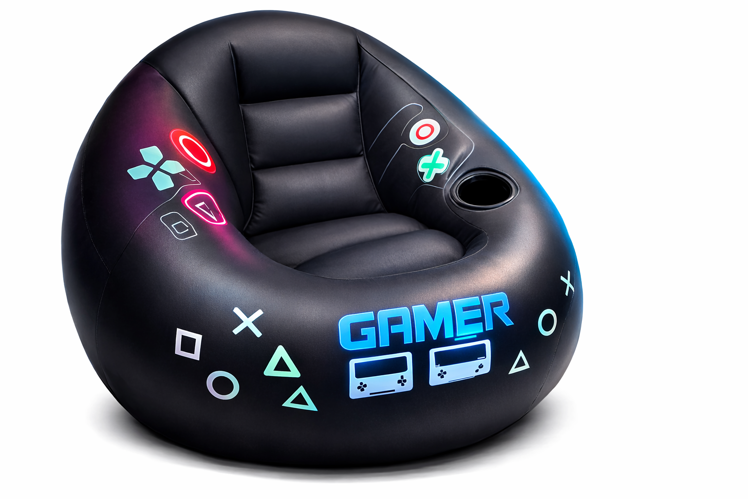 gaming fotelja na naduvavanje gaming fotelja na naduvavanje — prednja strana