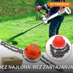 Glava sa lancem za trimer sa navojem M10 — zamena za najlon konac