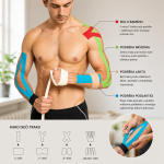 kinesio trake za sport — pakovanje