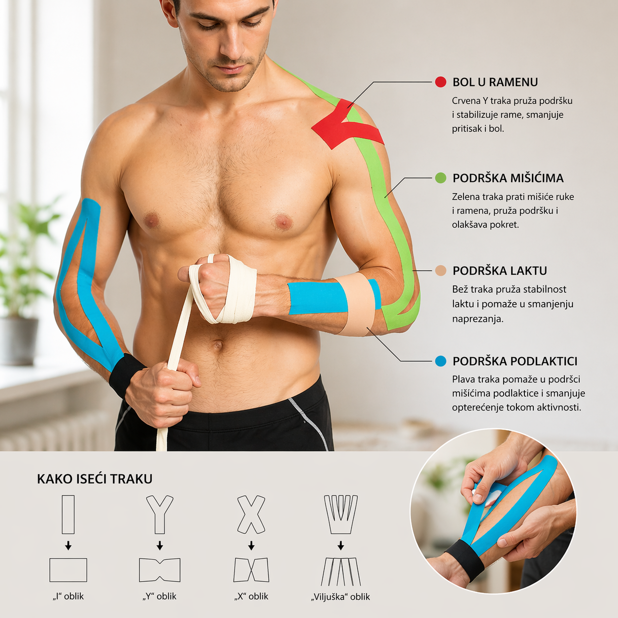 kinesio trake za sport kinesio trake za sport — detalji