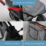 kolica za bebe 2u1 — primena