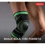kompresioni steznik za koleno — prednja strana