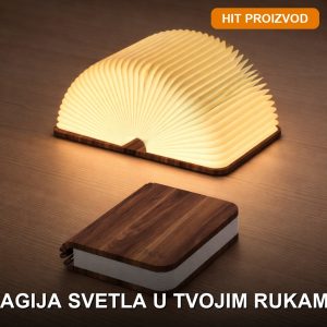 lampa u obliku knjige — prednja strana