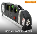 laserska libela 3 u 1 — prednja strana