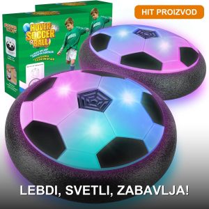 lebdeća lopta sa LED svetlima — prednja strana