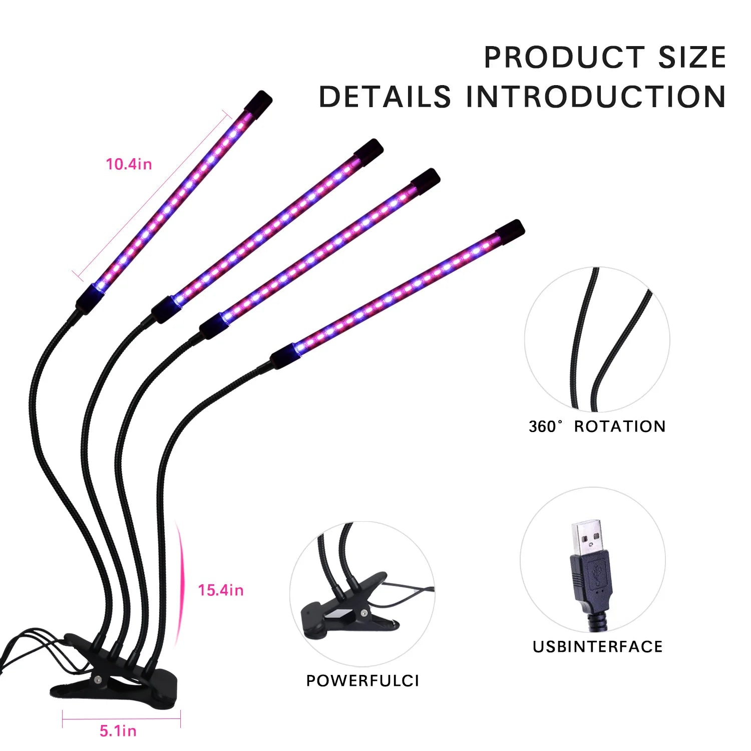 LED lampa za biljke LED lampa za biljke — u upotrebi