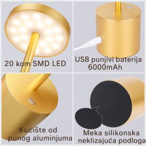LED prenosiva lampa za čitanje — u upotrebi
