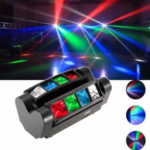 LED spider moving head rasveta — prednja strana