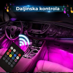 LED svetla za auto enterijer — u upotrebi
