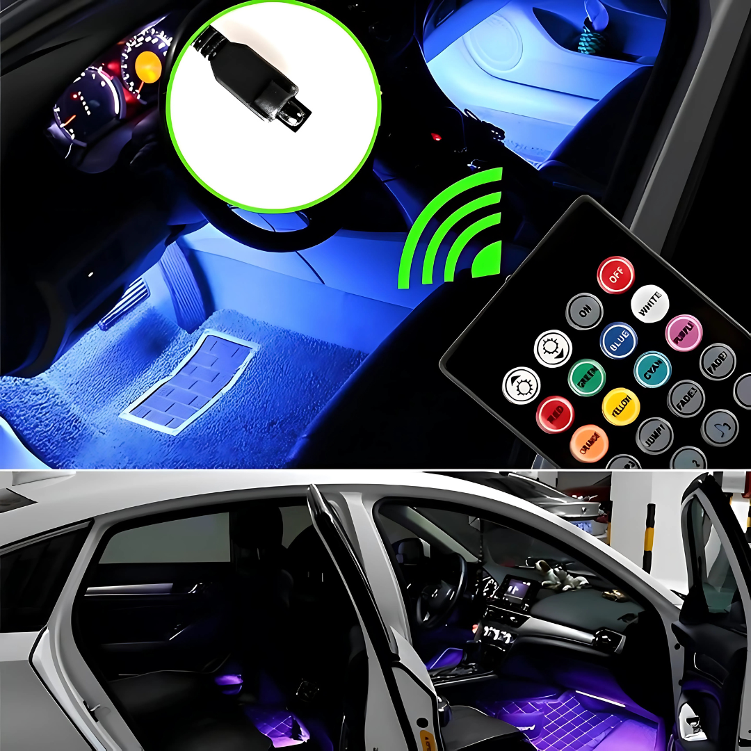 LED svetla za auto enterijer LED svetla za auto enterijer — u upotrebi