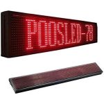 LED reklama iz drugog ugla sa vidljivim LED diodama i kontrolnim delovima