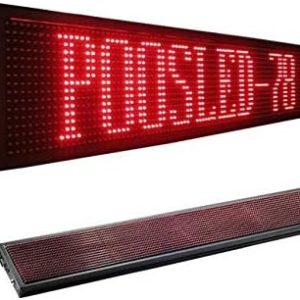 LED reklama iz drugog ugla sa vidljivim LED diodama i kontrolnim delovima