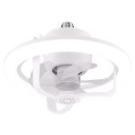 luster sa ventilatorom LED — u upotrebi