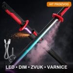 LED mač sa efektom dima — prednja strana