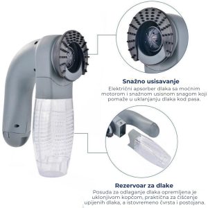 Detalj mekanog gumenog nastavka Magičnog Pet Vac usisivača – prijatan za kožu ljubimca