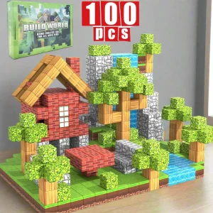 magnetne kocke 100 delova — prednja strana