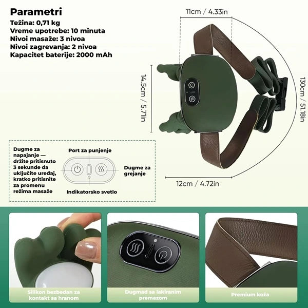 masažer za vrat i ramena — detalji