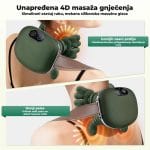 masažer za vrat i ramena — primena