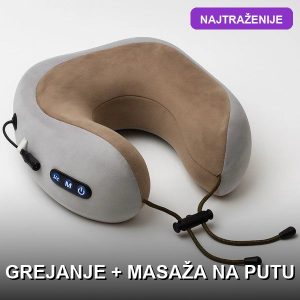 masažer za vrat u obliku slova U — prednja strana