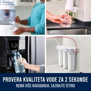 merač čistoće vode — u upotrebi