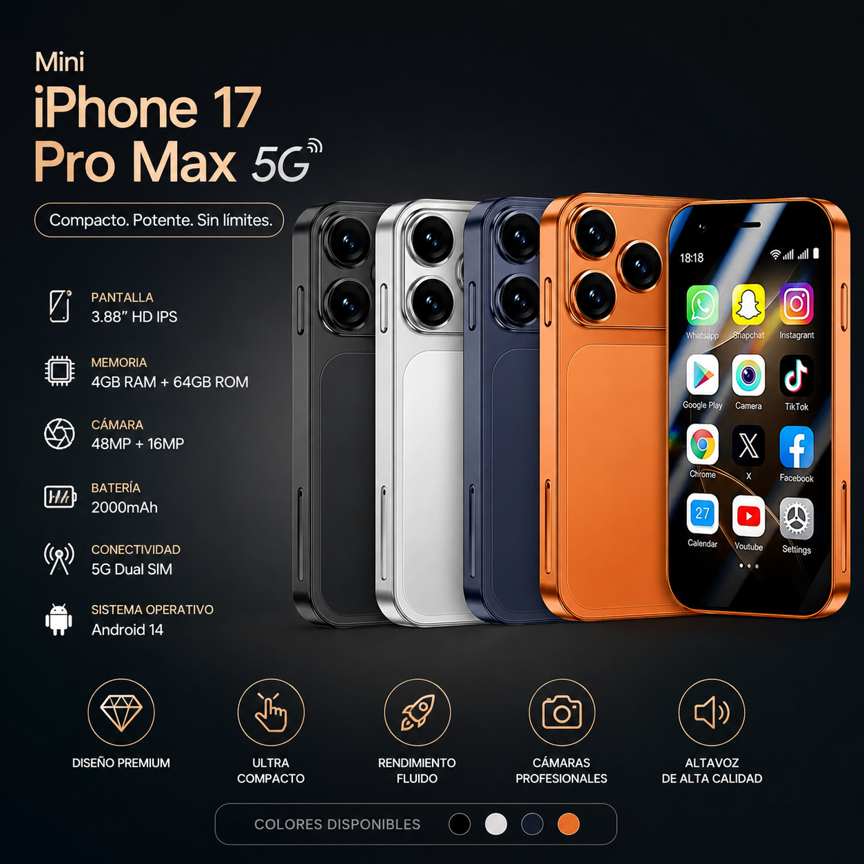 mini android telefon 5g ceo proizvod mini android telefon 5g kompaktan sa dual sim karticama