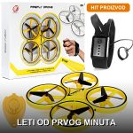mini dron sa senzorom ruke — prednja strana